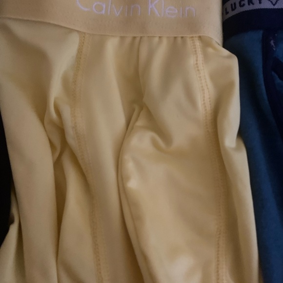 Calvin Klein and Lucky brand men’s boxer briefs size medium and one small. Lot - Picture 3 of 8